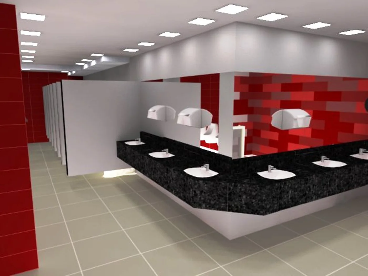 Remodelación de Baños, Centro Comercial